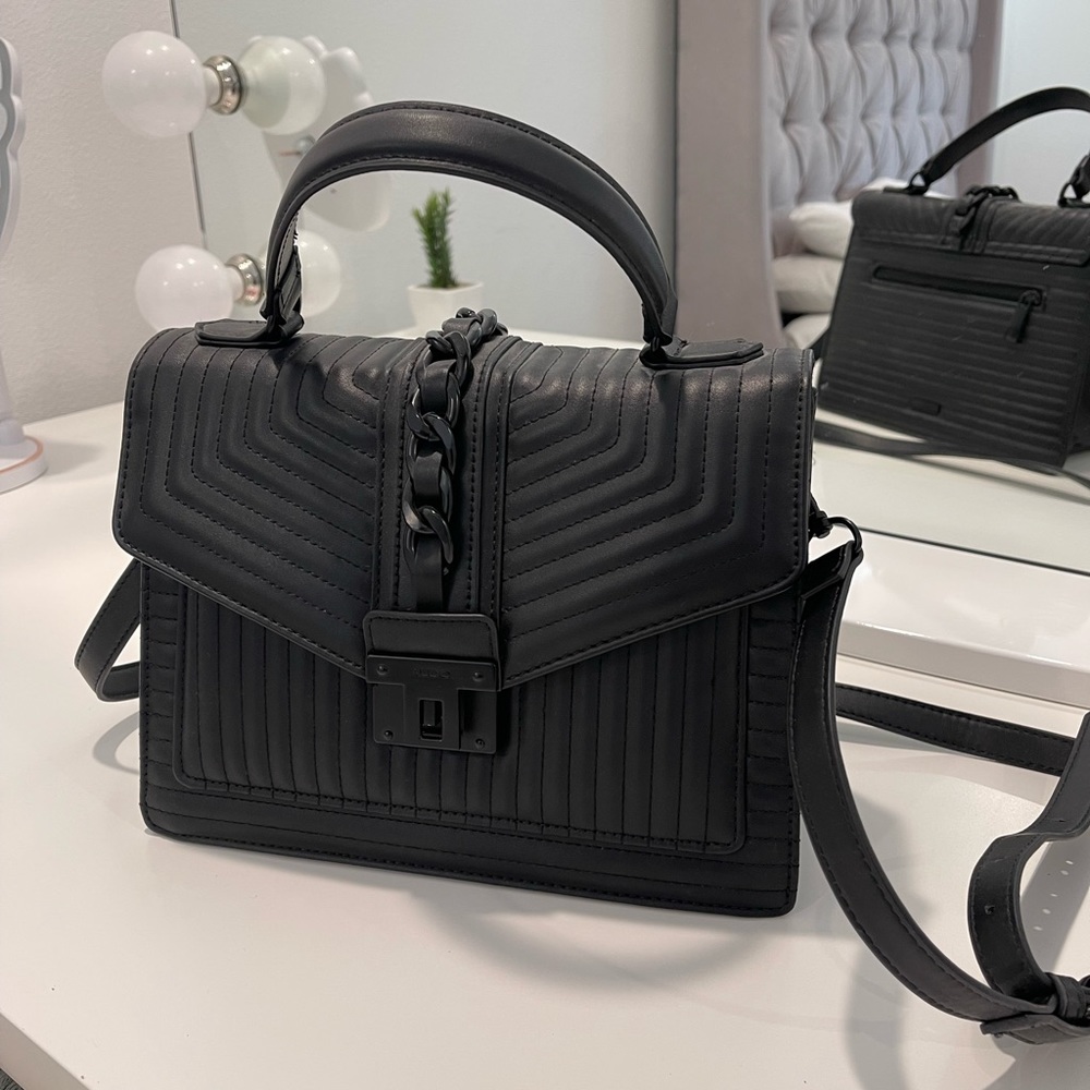 ALDO Black top handle/ crossbody bag